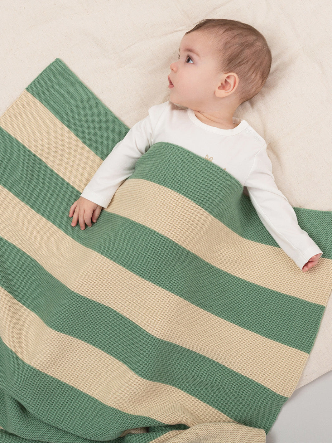 Kite Bio-Strick-Babydecke (70 x 90 cm)