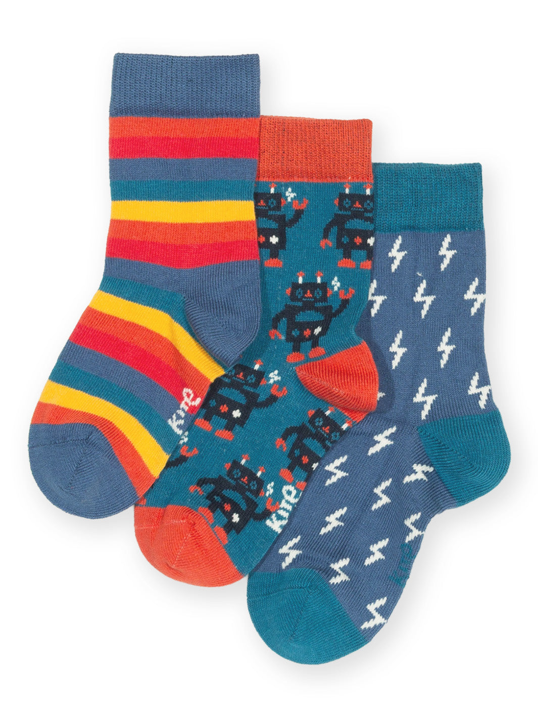 Kite Kinder-Socken im 3er-Pack (Bio-Baumwolle)