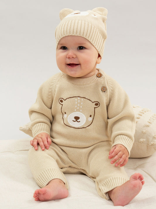 Kite Baby Strick-Strampler „Little Ted“ (Bio-Baumwolle)