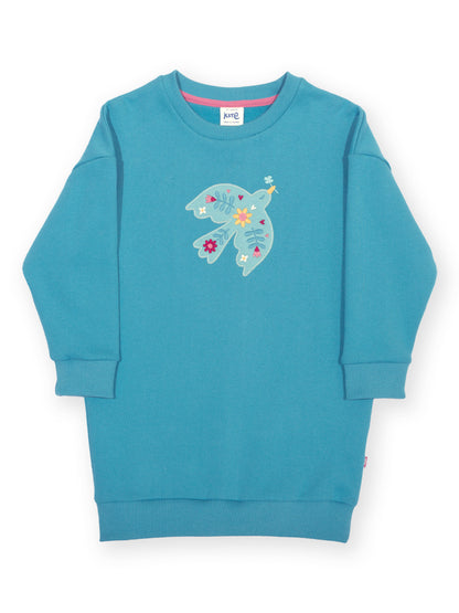Kite Kinder A-Linien Sweatkleid „Be Lucky“ (Bio-Baumwolle)