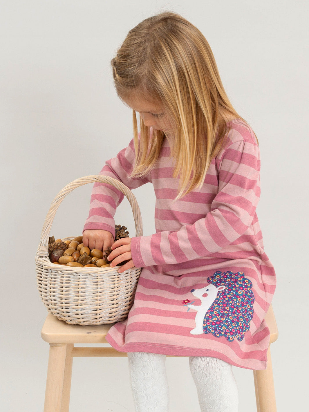 Kite Kinder A-Linien-Kleid „Cleverer Igel“ (Bio-Baumwolle)