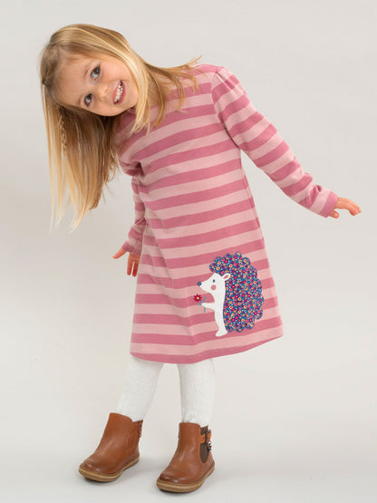 Kite Kinder A-Linien-Kleid „Cleverer Igel“ (Bio-Baumwolle)