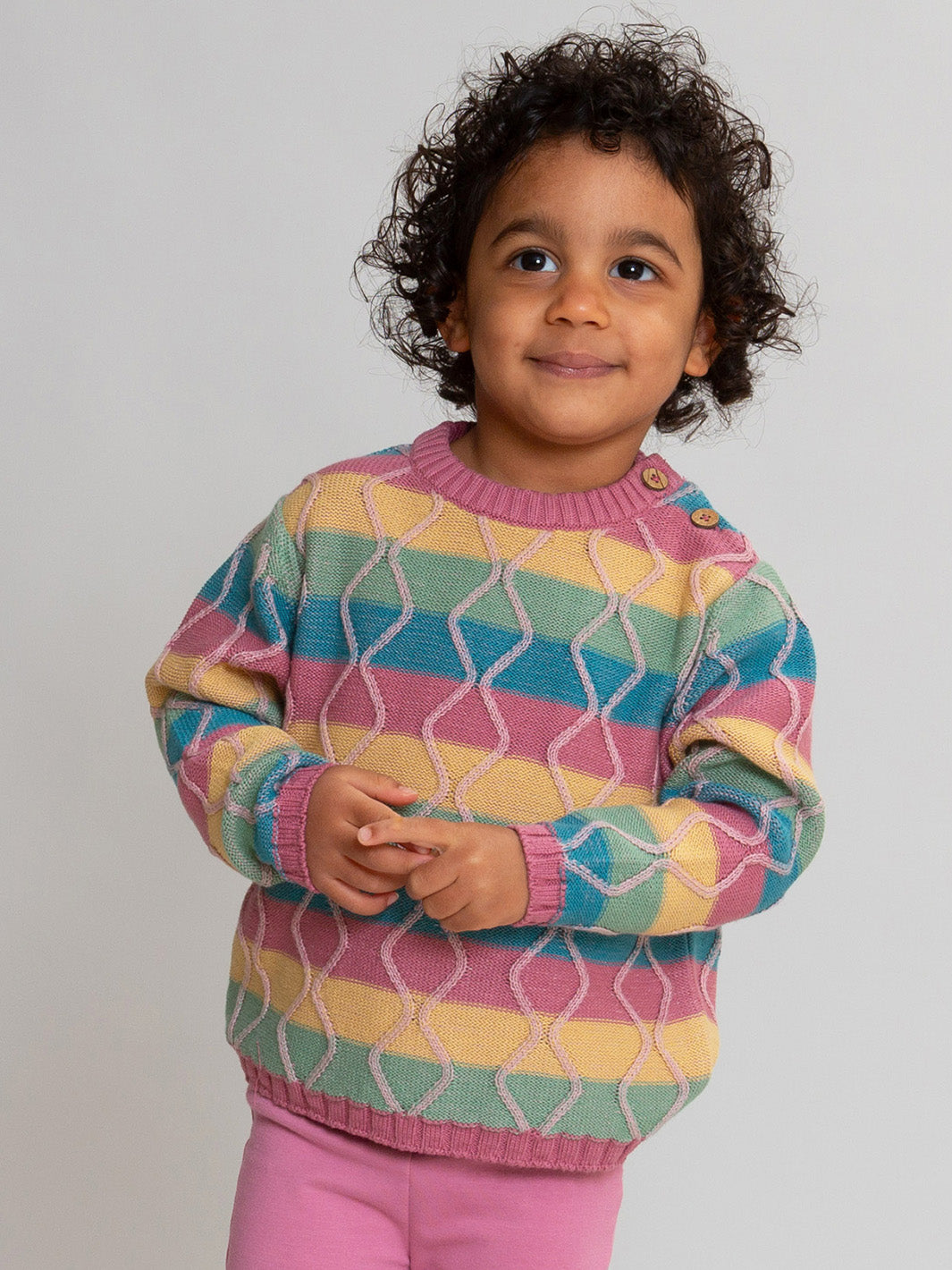 Kite Kinder Struktur-Strickpullover (Bio-Baumwolle)