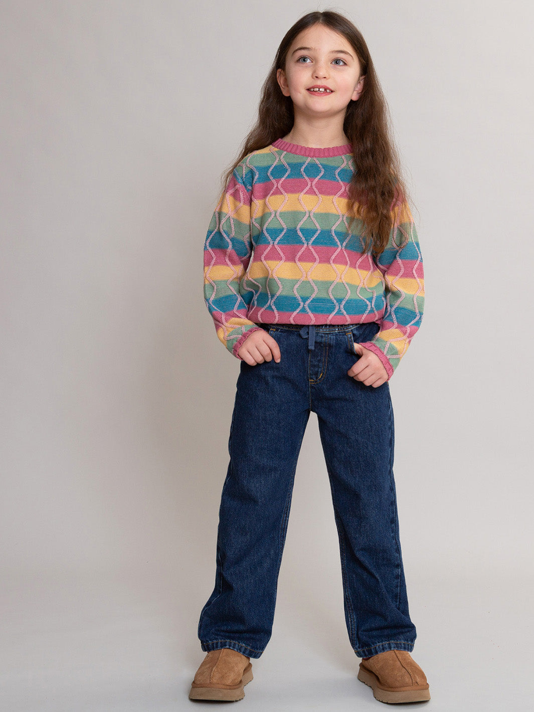 Kite Kinder Struktur-Strickpullover (Bio-Baumwolle)