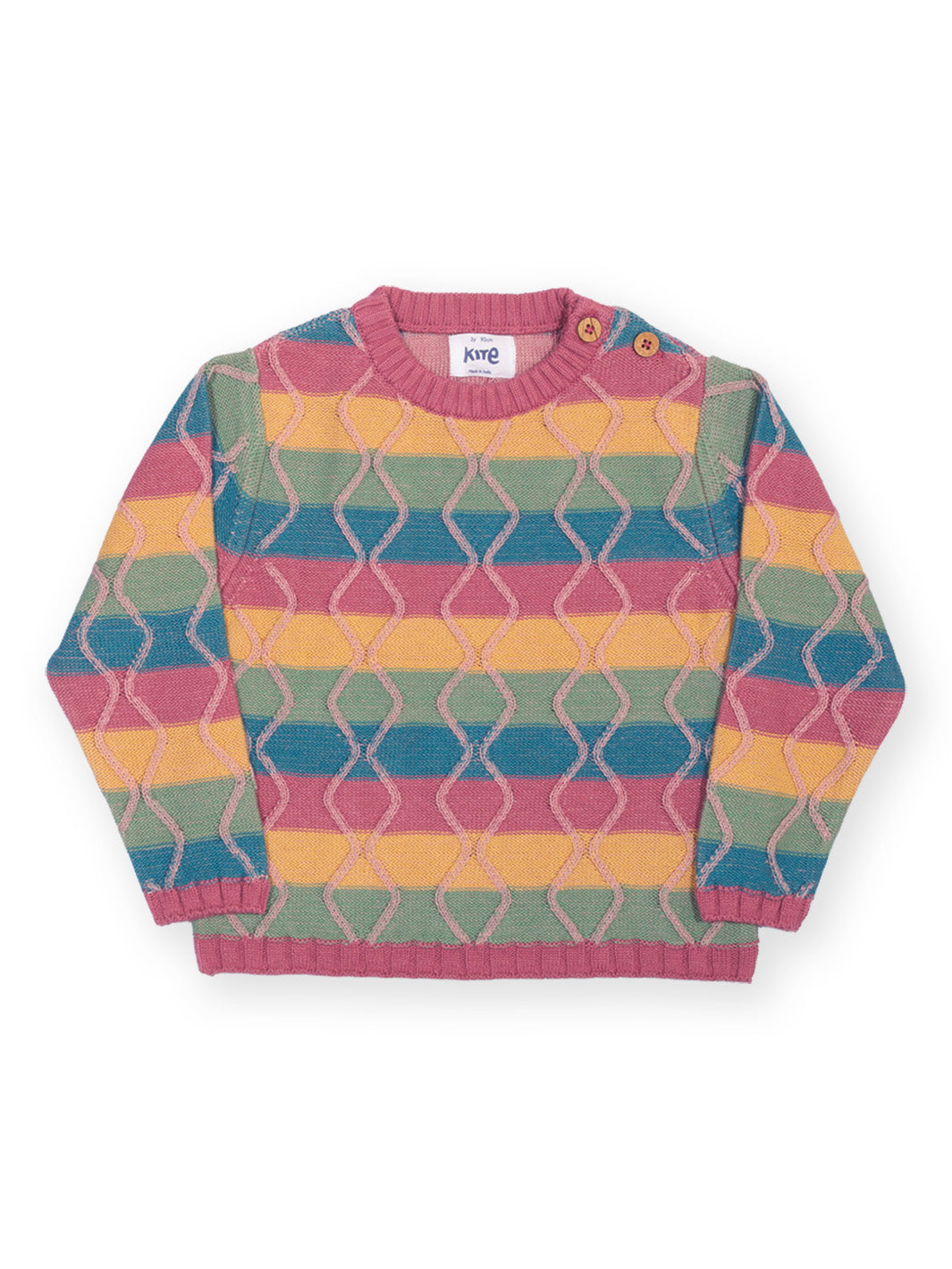 Kite Kinder Struktur-Strickpullover (Bio-Baumwolle)