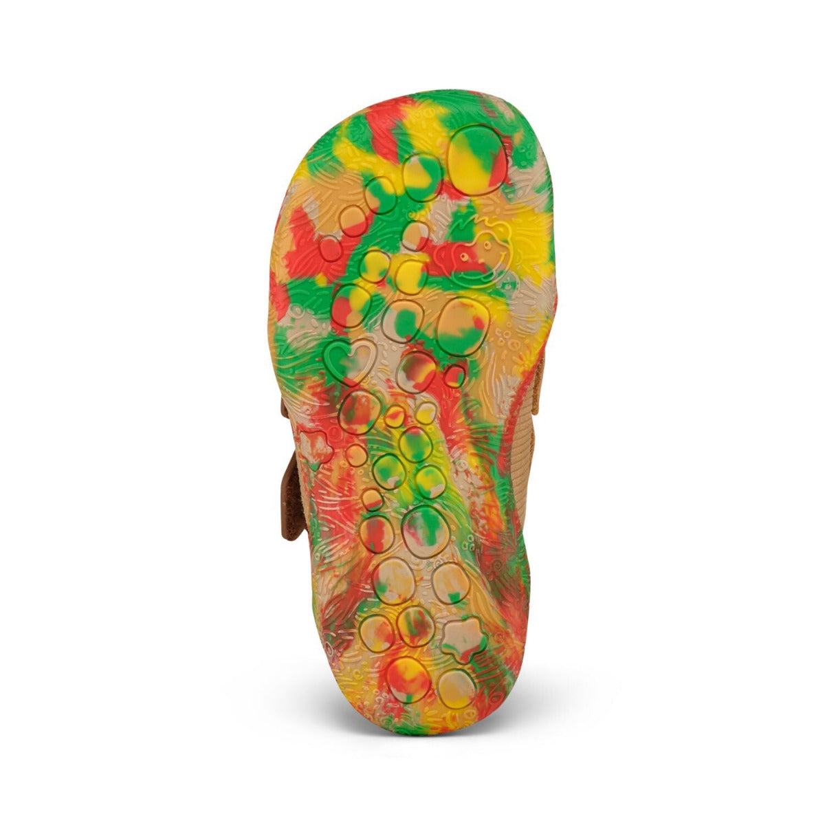 Affenzahn Lauflerner Walky Modell Affe – Brauner Leder-Barfußschuh für Kinder, Sohle