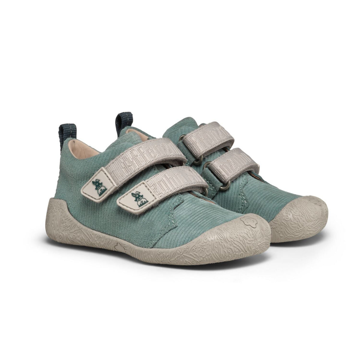 Blauer Affenzahn Lauflerner Walky Hase – Leder-Barfußschuh für Kinder, Profilansicht