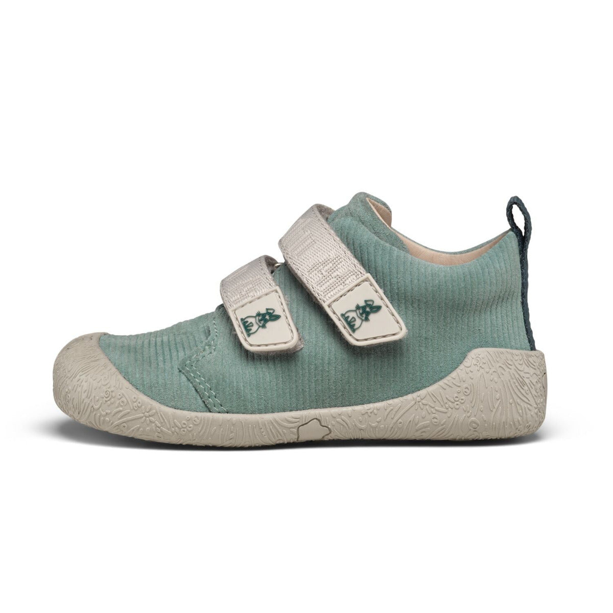 Blauer Affenzahn Lauflerner Walky Hase – Leder-Barfußschuh für Kinder, Seitenansicht