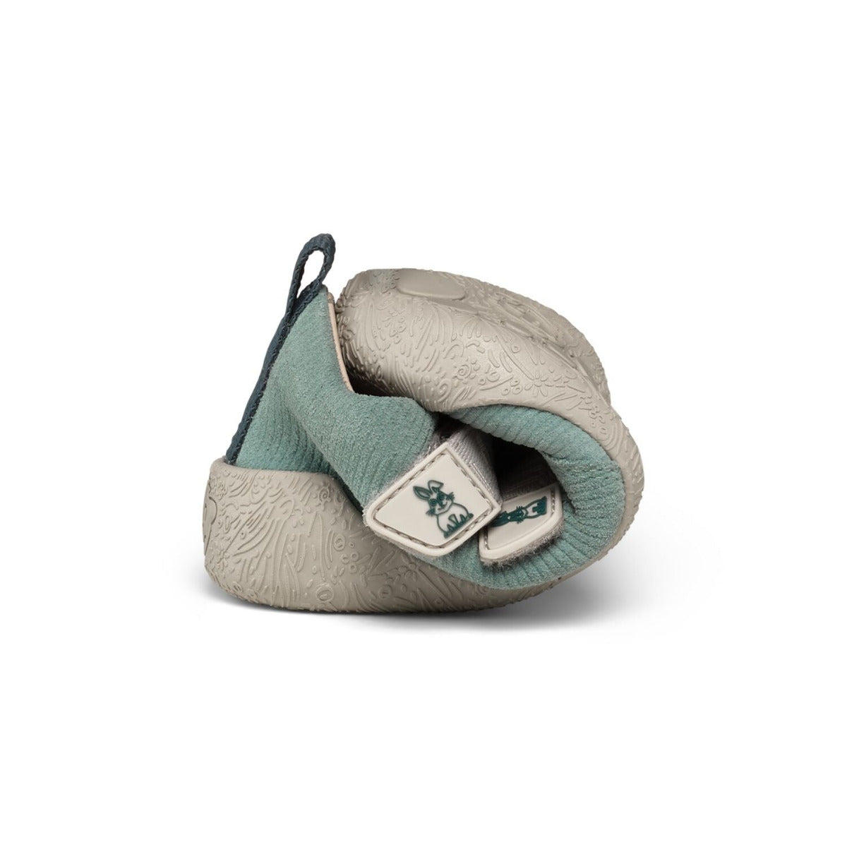 Blauer Affenzahn Lauflerner Walky Hase – Leder-Barfußschuh für Kinder, geknautscht