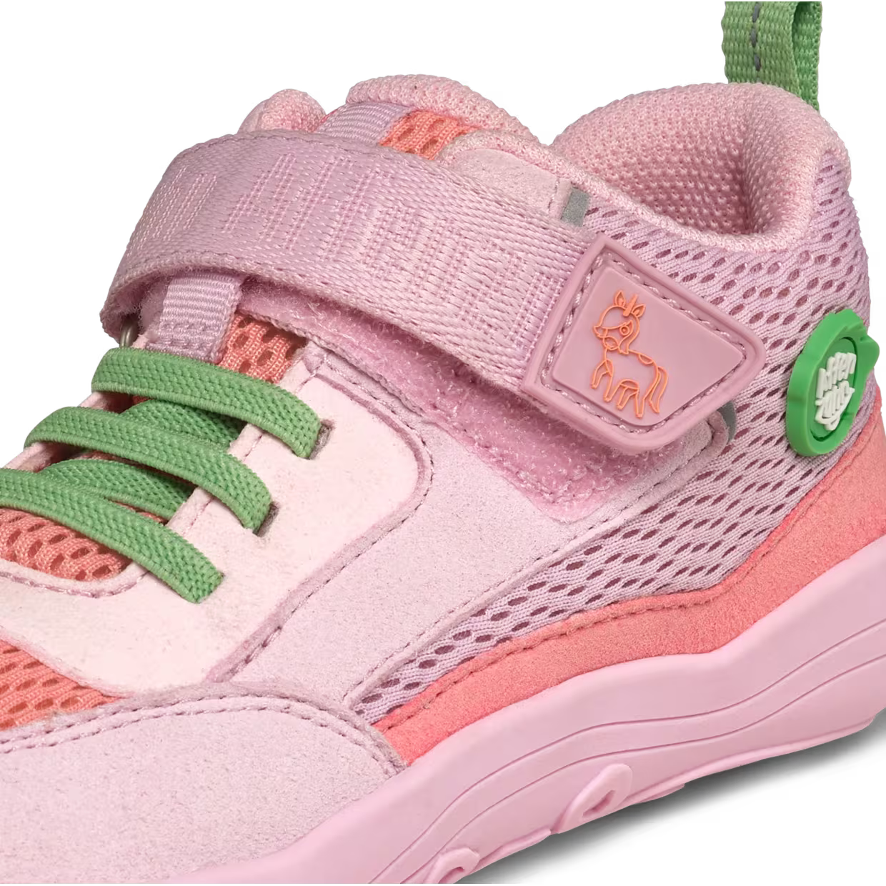 Affenzahn Veganer Barfuß-Halbschuh Cheerly Modell Hase, Nahaufnahme