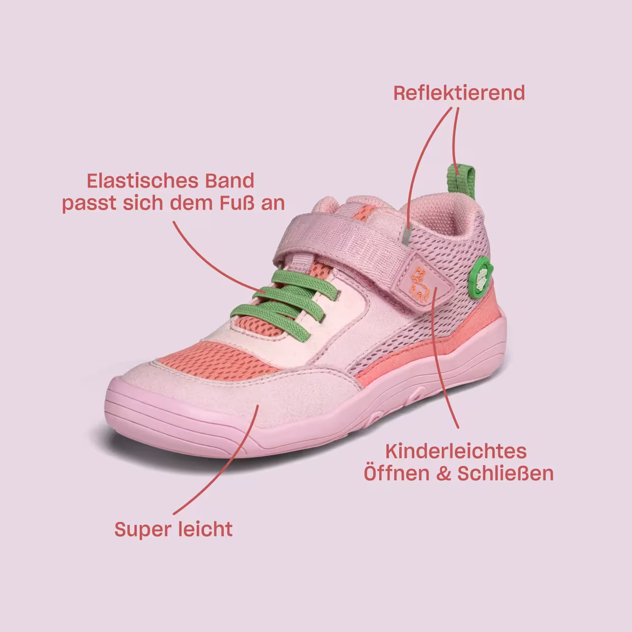 Affenzahn Veganer Barfuß-Halbschuh Cheerly Modell Hase, weitere Vorteile