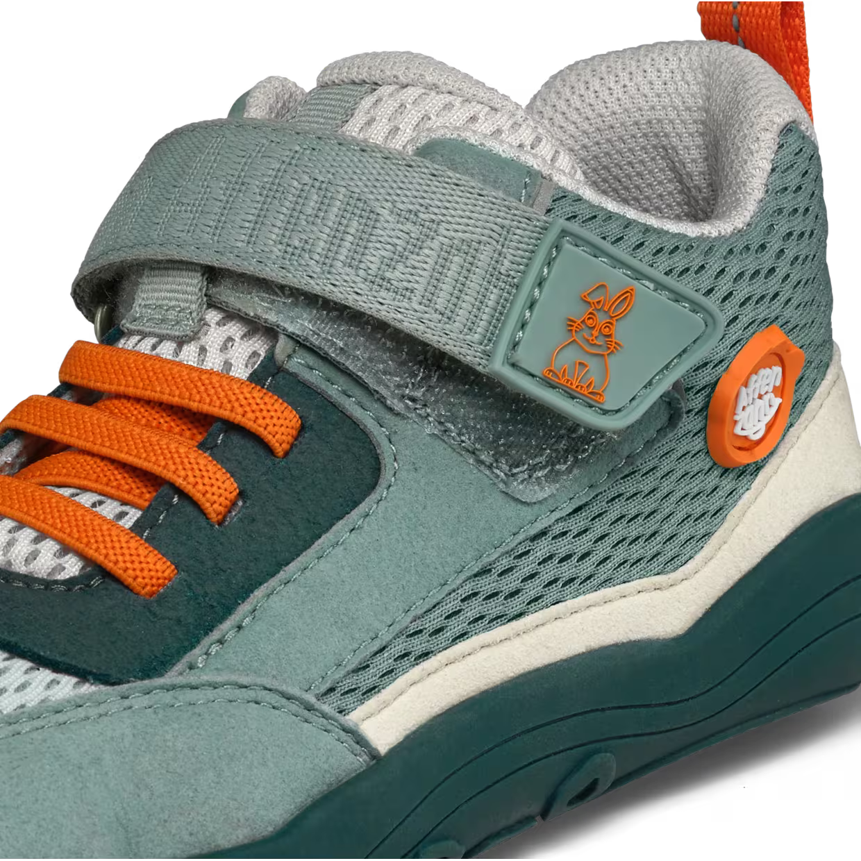 Affenzahn Veganer Barfuß-Halbschuh Cheerly Modell Hase, Nahaufnahme