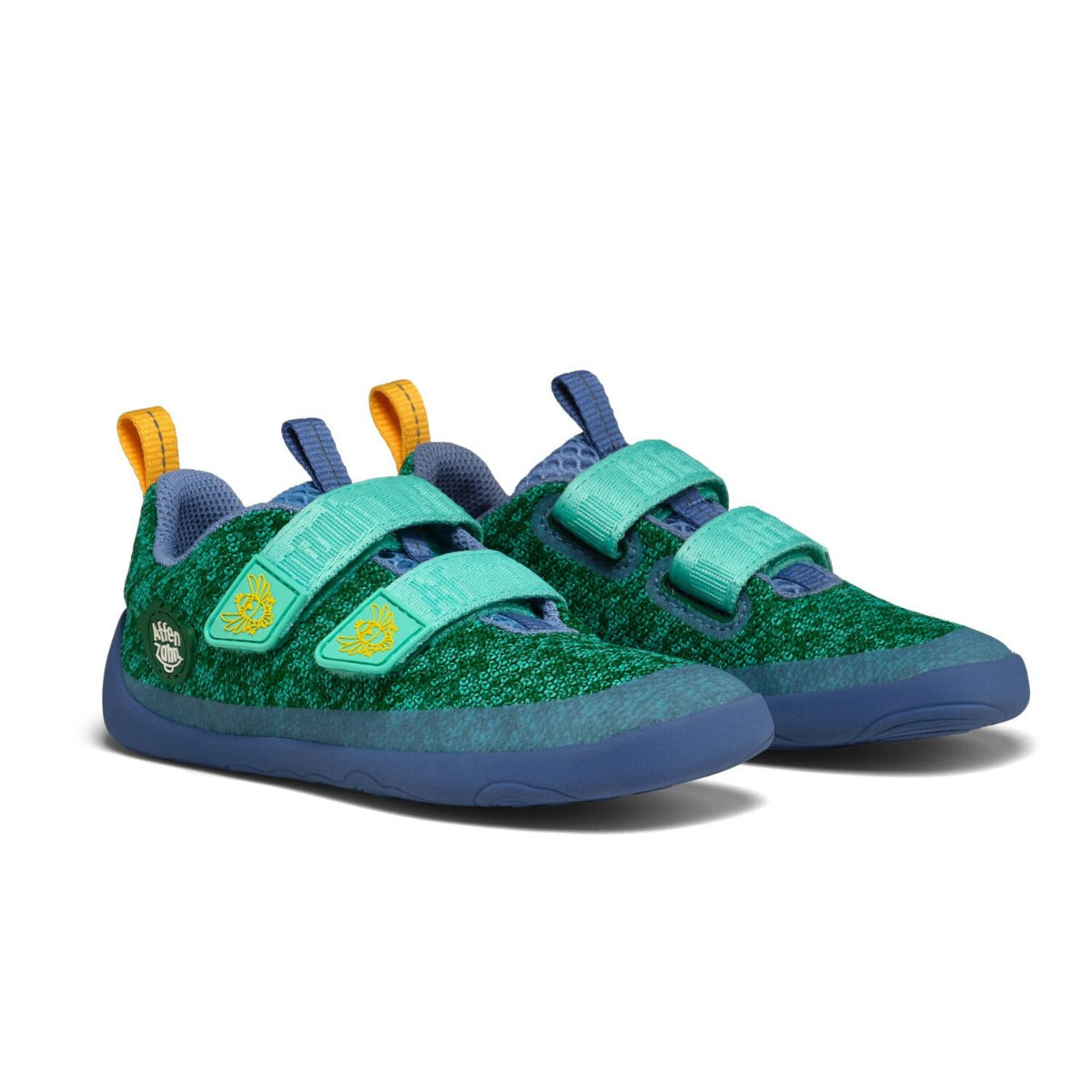 Affenzahn Barfuss-Sneaker Happy Knit, Modell Paradiesvogel, Profilansicht Hauptbild