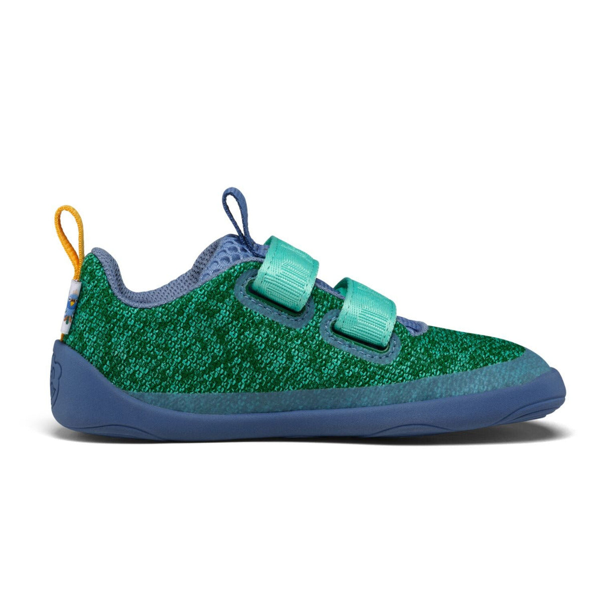 Affenzahn Barfuss-Sneaker Happy Knit, Modell Paradiesvogel, Seitenansicht innen