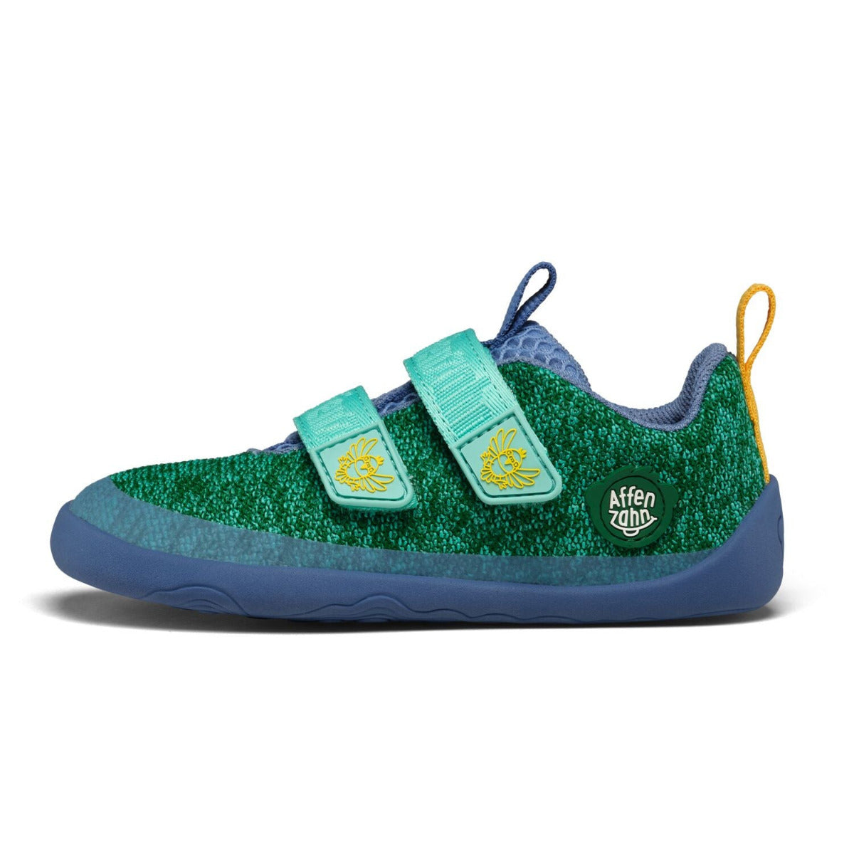 Affenzahn Barfuss-Sneaker Happy Knit, Modell Paradiesvogel, Seitenansicht
