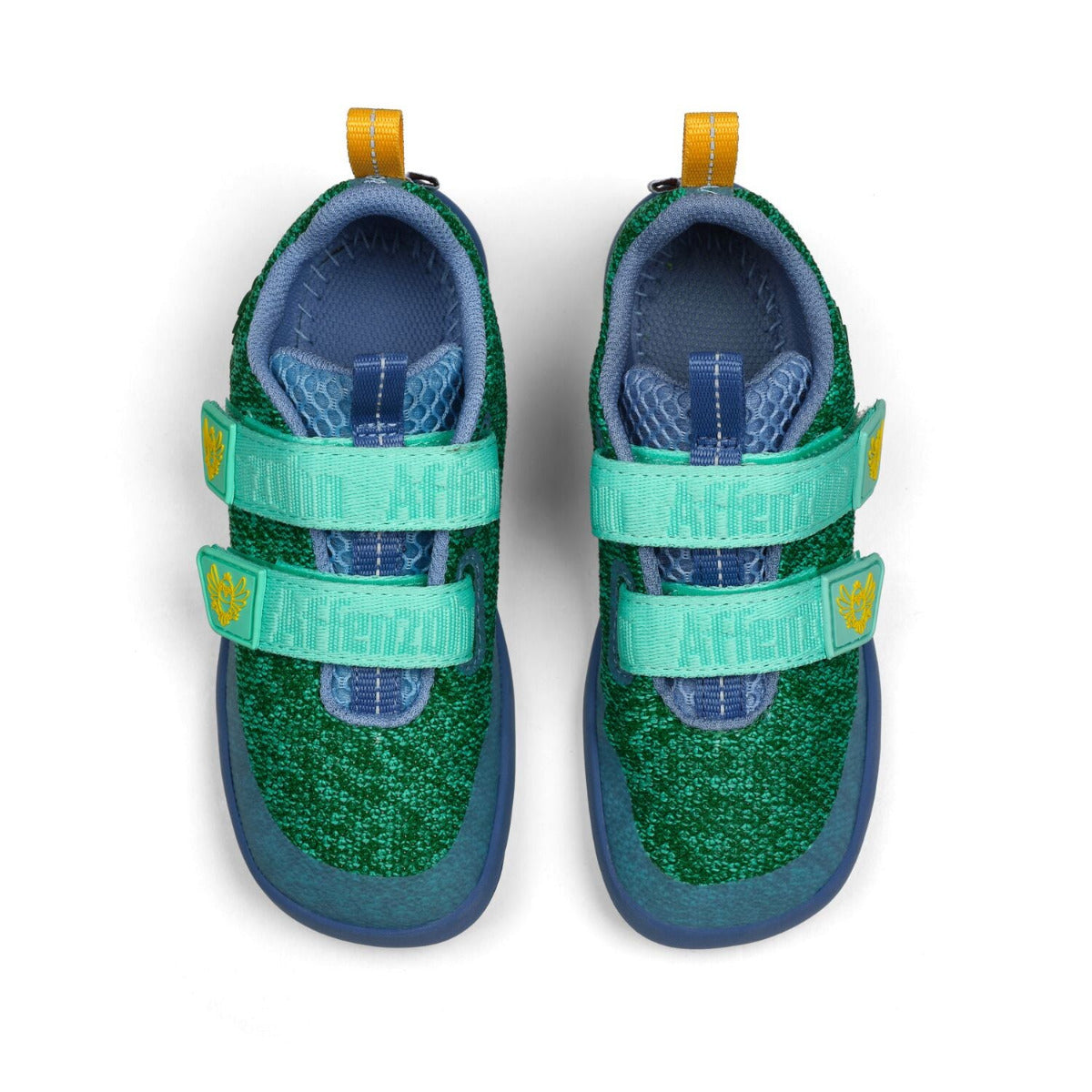Affenzahn Barfuss-Sneaker Happy Knit, Modell Paradiesvogel, Ansicht von Oben