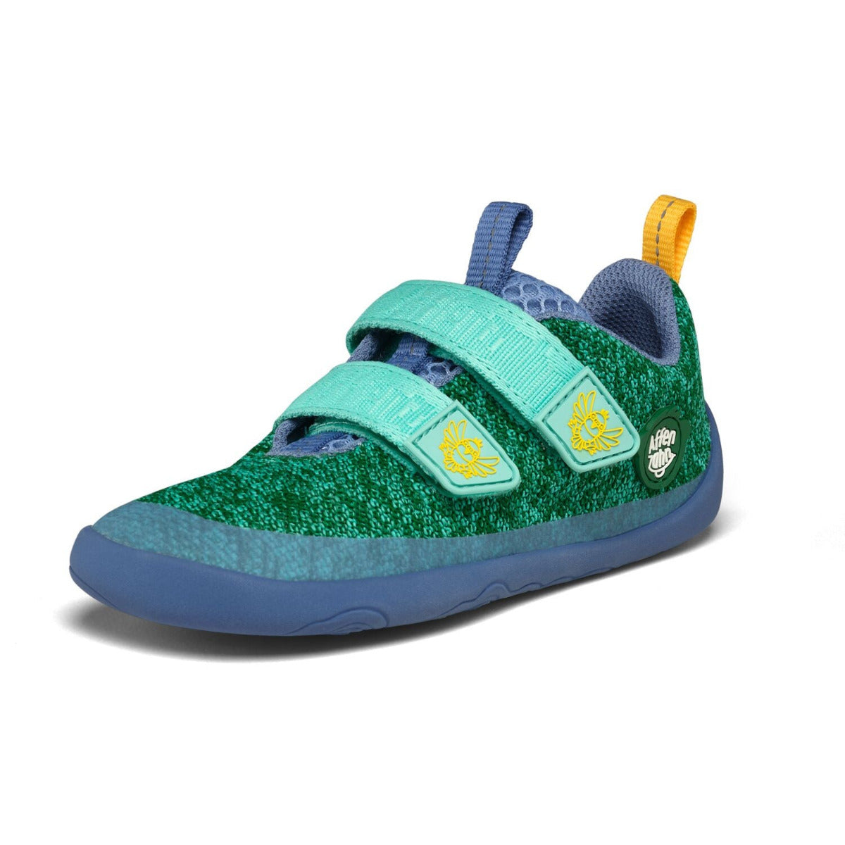 Affenzahn Barfuss-Sneaker Happy Knit, Modell Paradiesvogel, Profilansicht