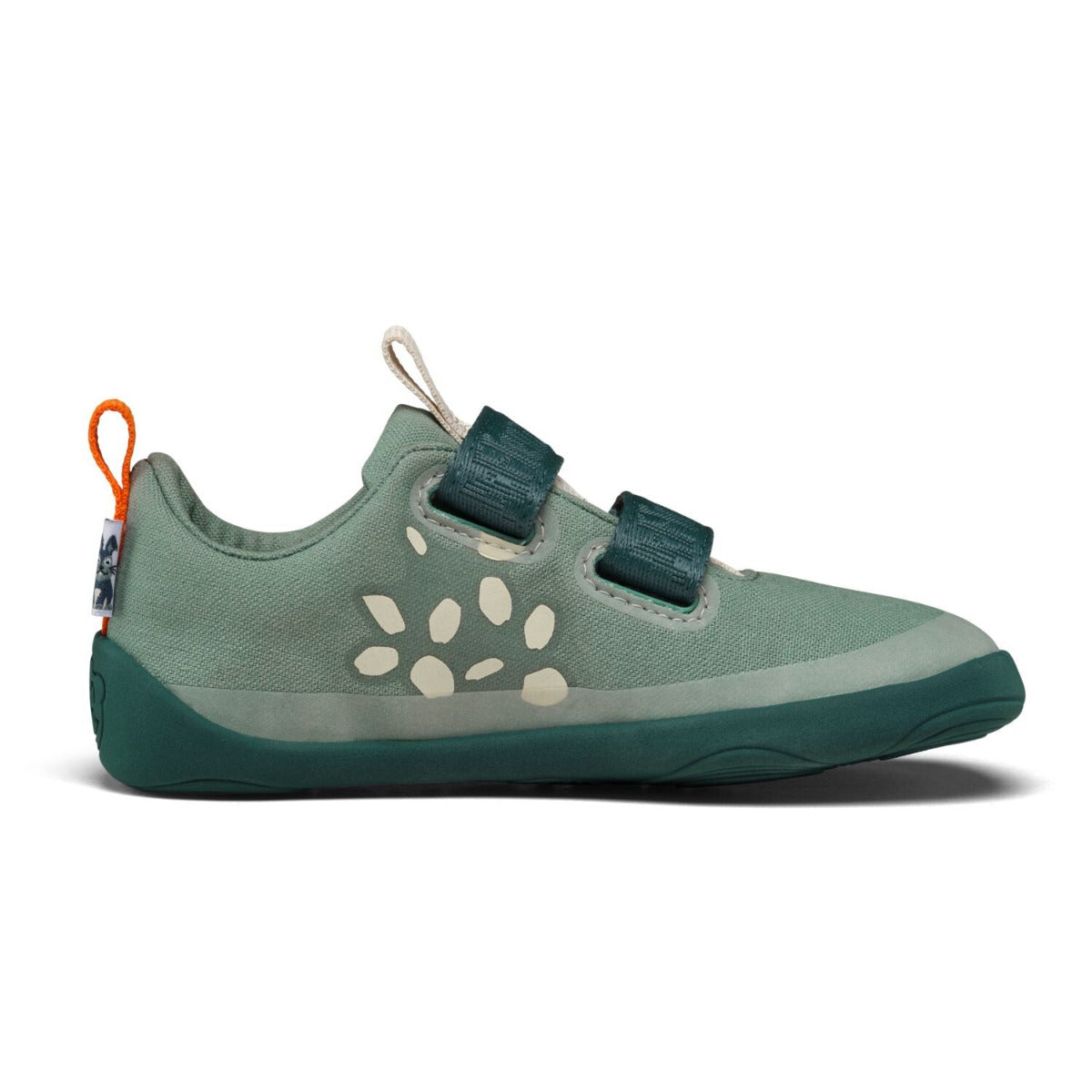 Affenzahn Lucky Hase – Kinder Barfußschuh aus weicher Bio-Baumwolle, Seitenansicht innen.