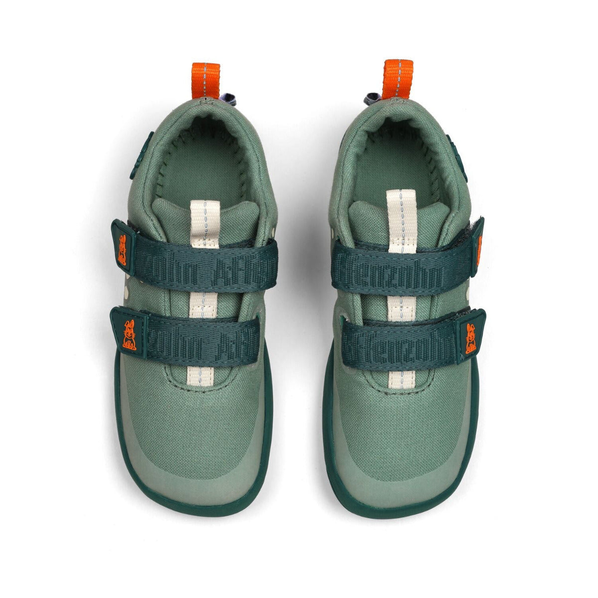 Affenzahn Lucky Hase – Kinder Barfußschuh aus weicher Bio-Baumwolle, Ansicht von oben