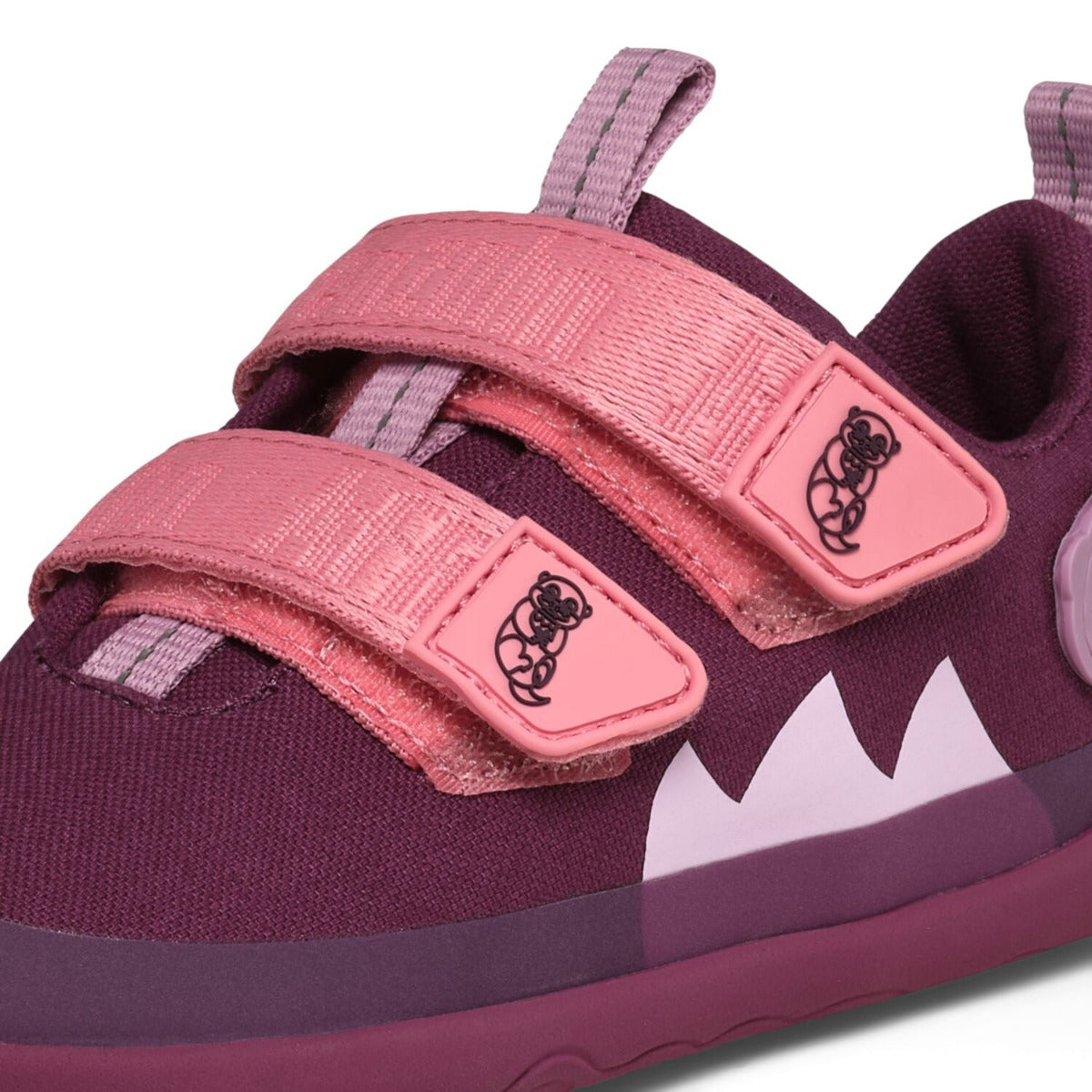 Affenzahn Barfuss-Sneaker Lucky Baumwolle, Modell Otter, Nahaufnahme 