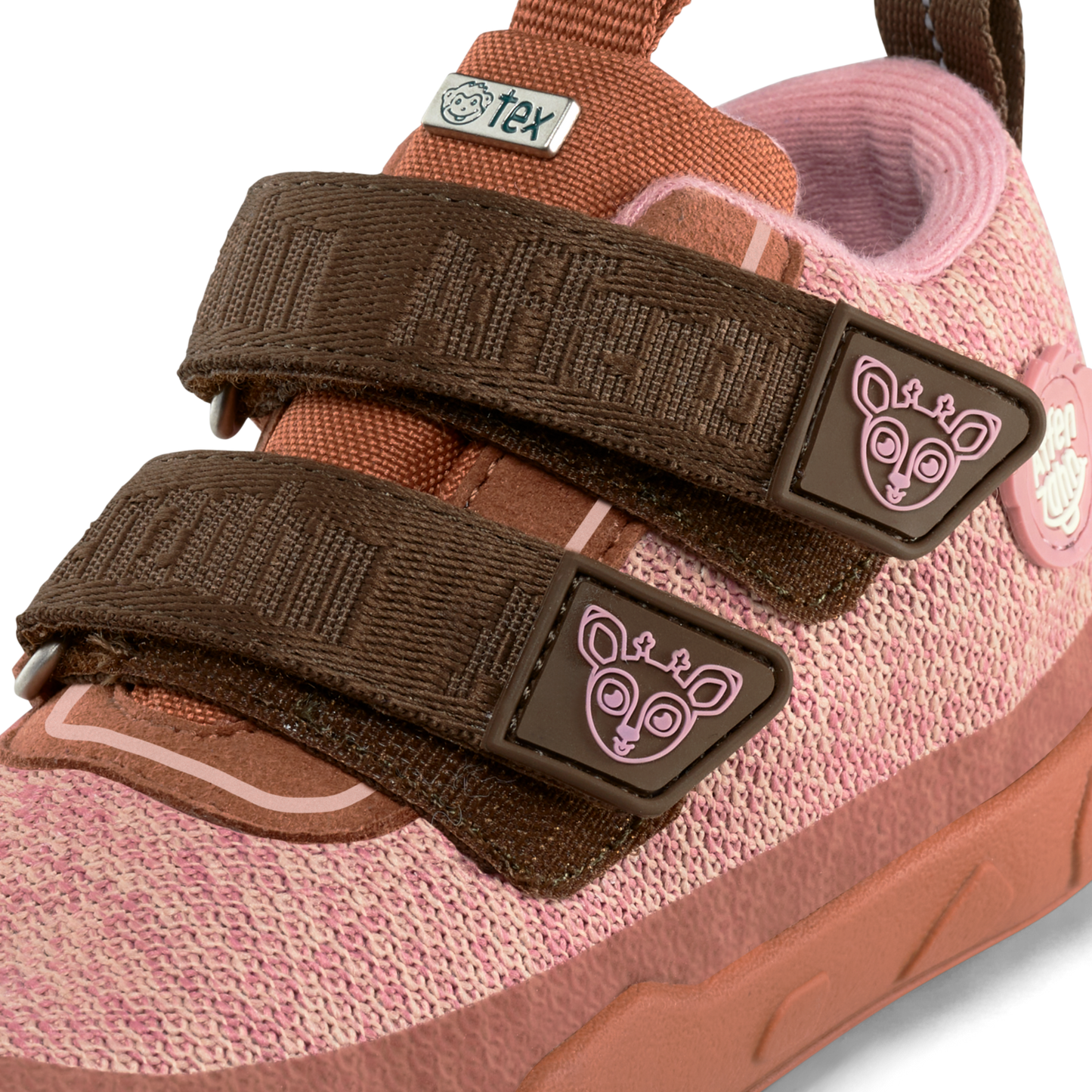 Wasserdichter Lowboot Übergangsschuh Knit Happy | Reh | Affenzahn