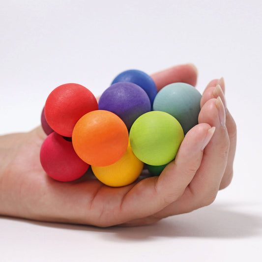 Greifling Regenbogen-Kugeln, Handschmeichler, Holz | Grimms