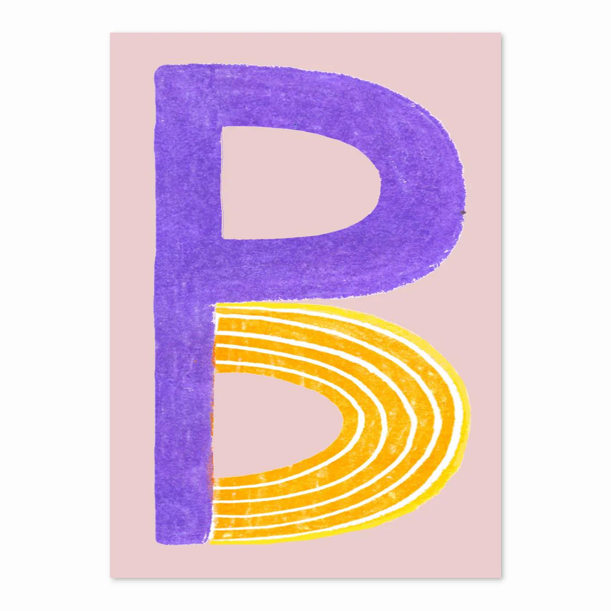 ABC Buchstaben-Karte einzeln | DIN A6