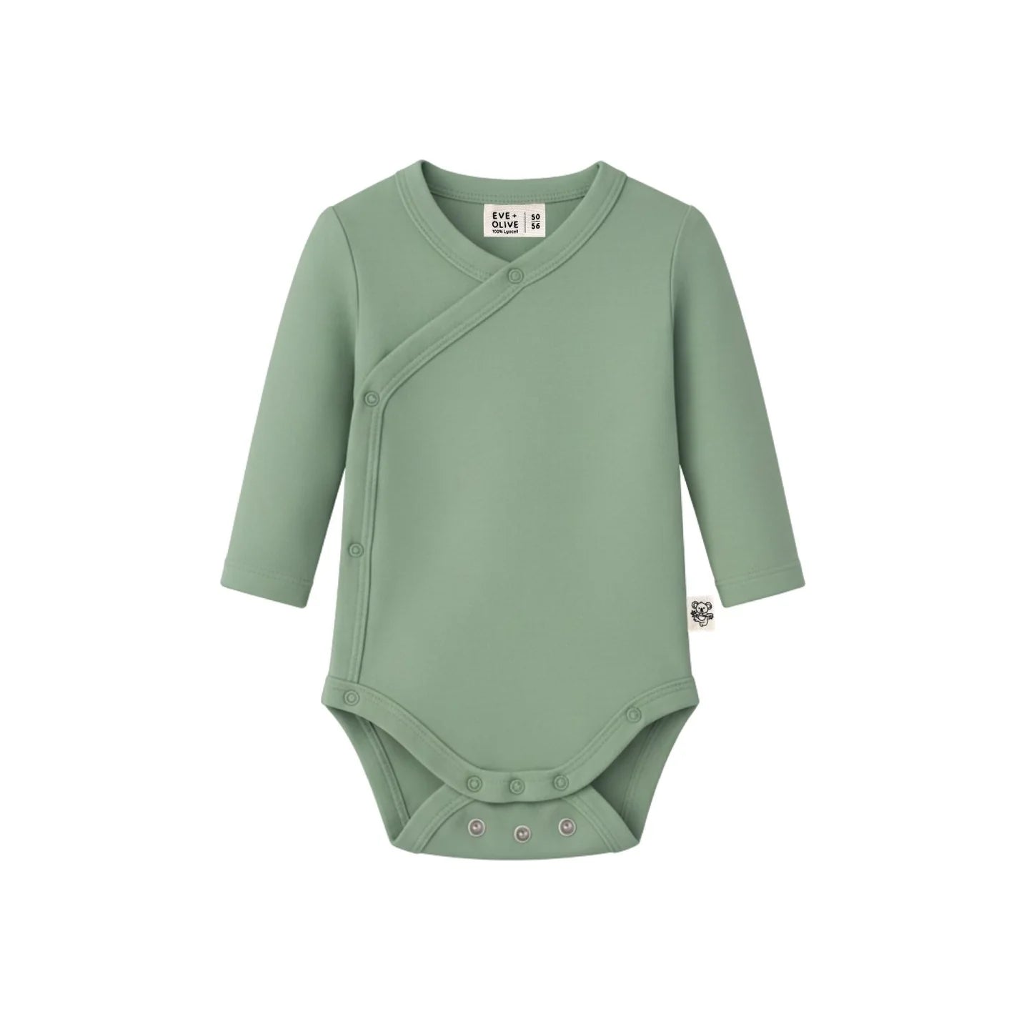 Baby Wickelbody langarm | Lyocell