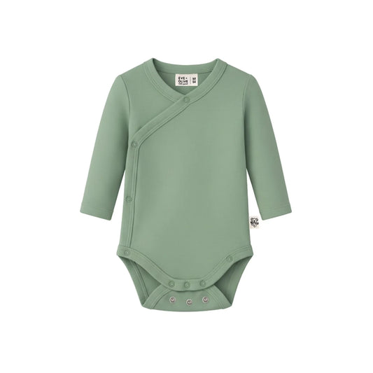 Baby Wickelbody langarm | Lyocell