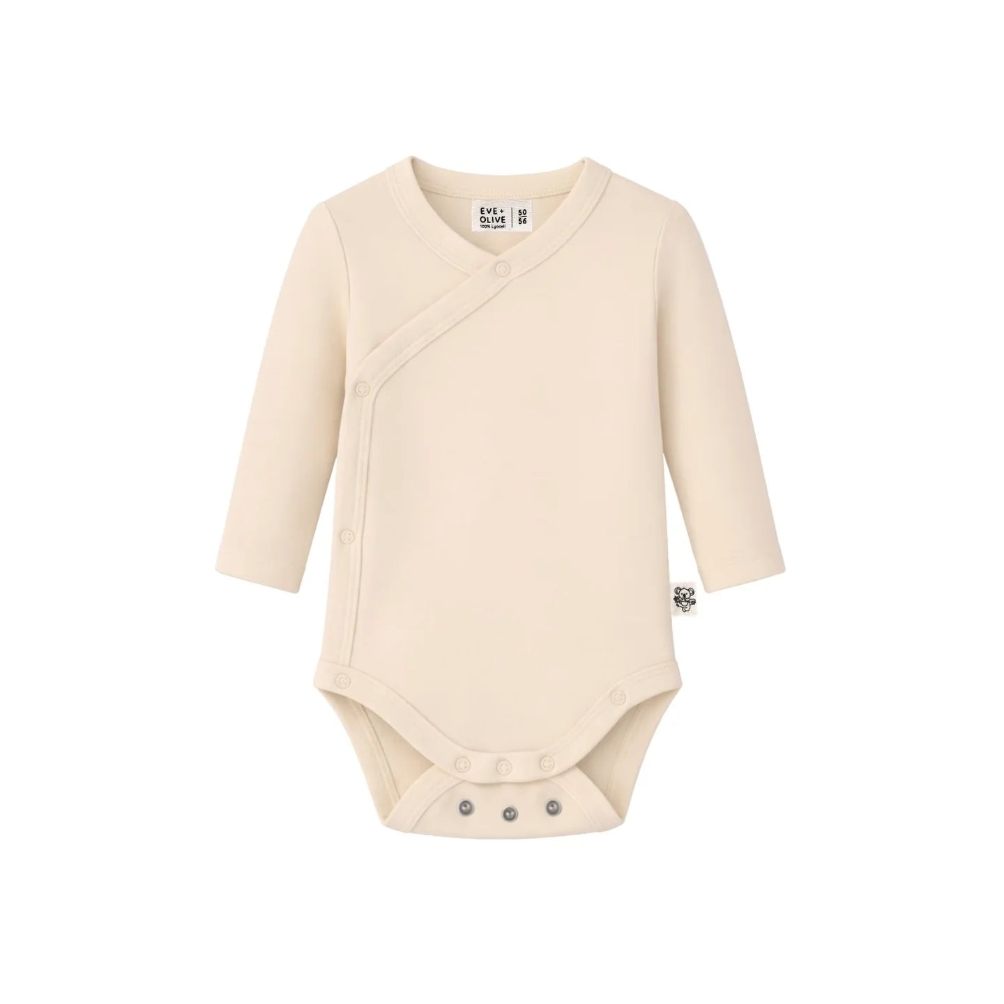 Baby Wickelbody langarm | Lyocell