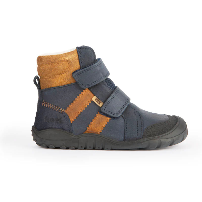 Koel Barfußschuhe - mittlere Weite - Winterboot, Milo 2.0 Hydro-Tex marine | Koel