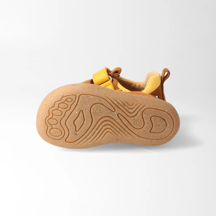 bLIFESTYLE Barfußschuh kammmolchSTYLE in Haselnuss braun, Sohle