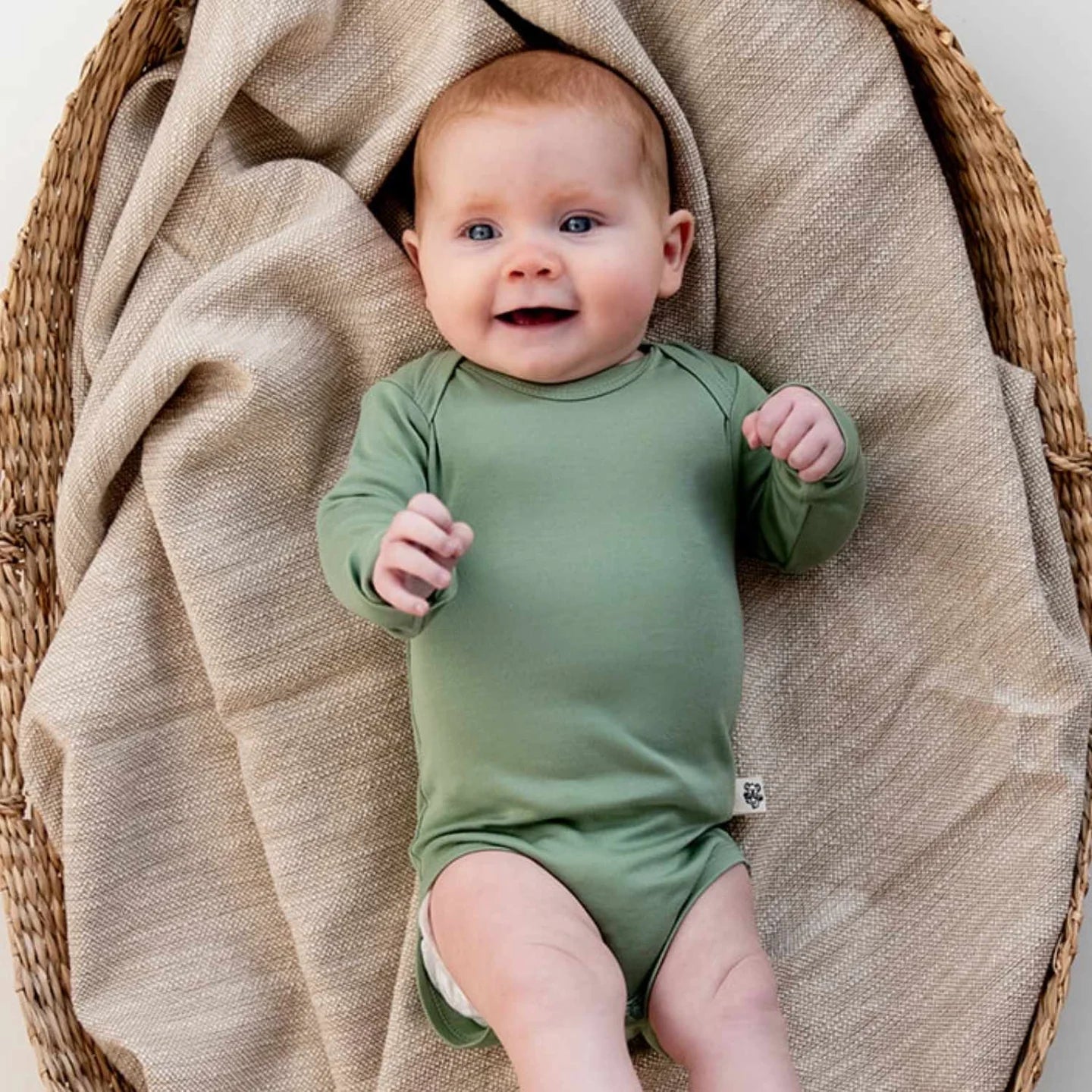 Baby Body Langarm | brave eucalyptus