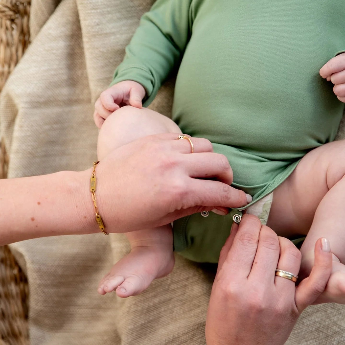Baby Body Langarm | brave eucalyptus