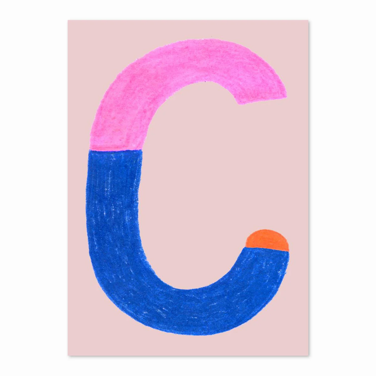 ABC Buchstaben-Karte einzeln | DIN A6