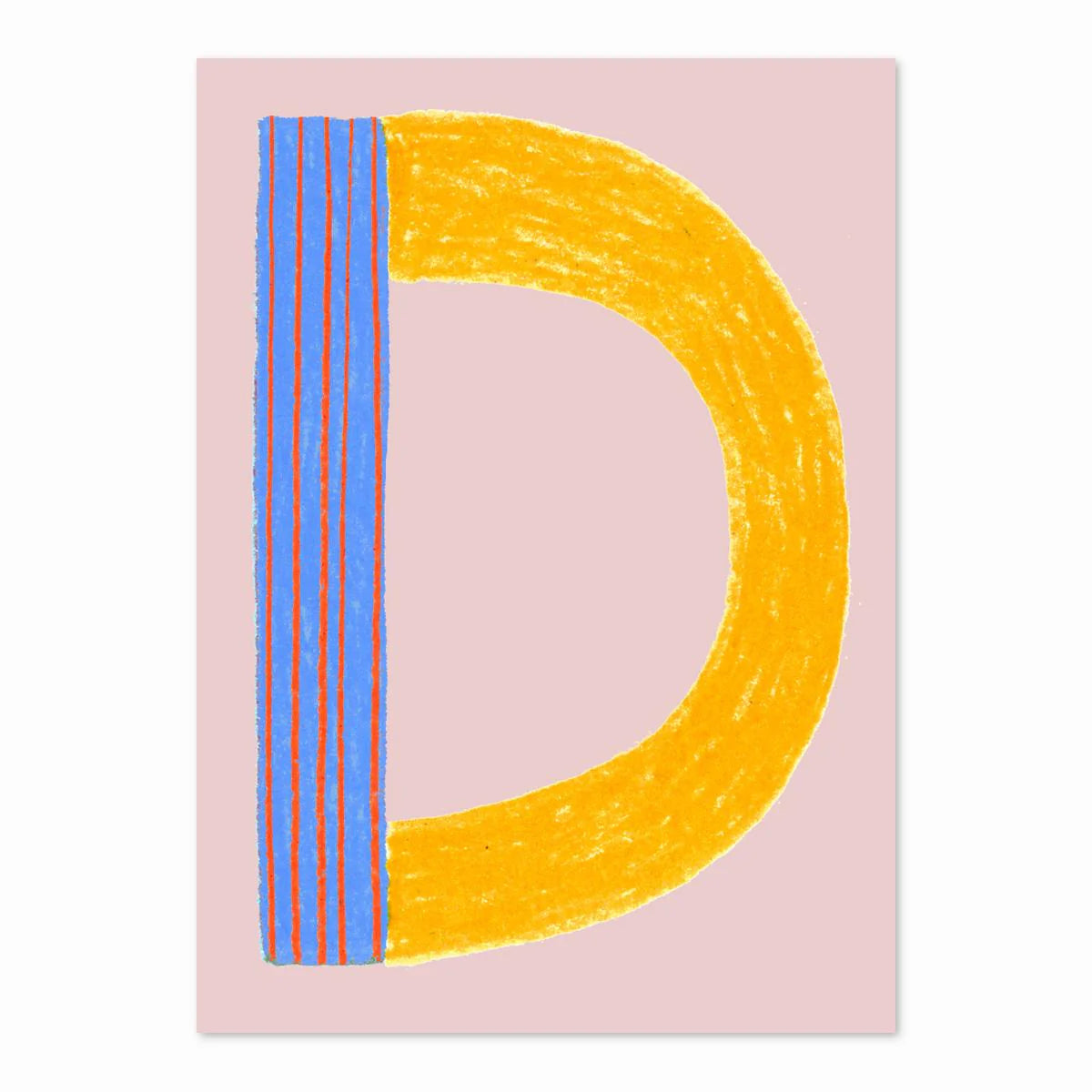 ABC Buchstaben-Karte einzeln | DIN A6