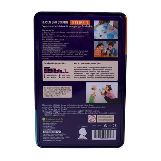 Einstein Experimentierkasten - Blasen und Schaum | Fantasie4Kids
