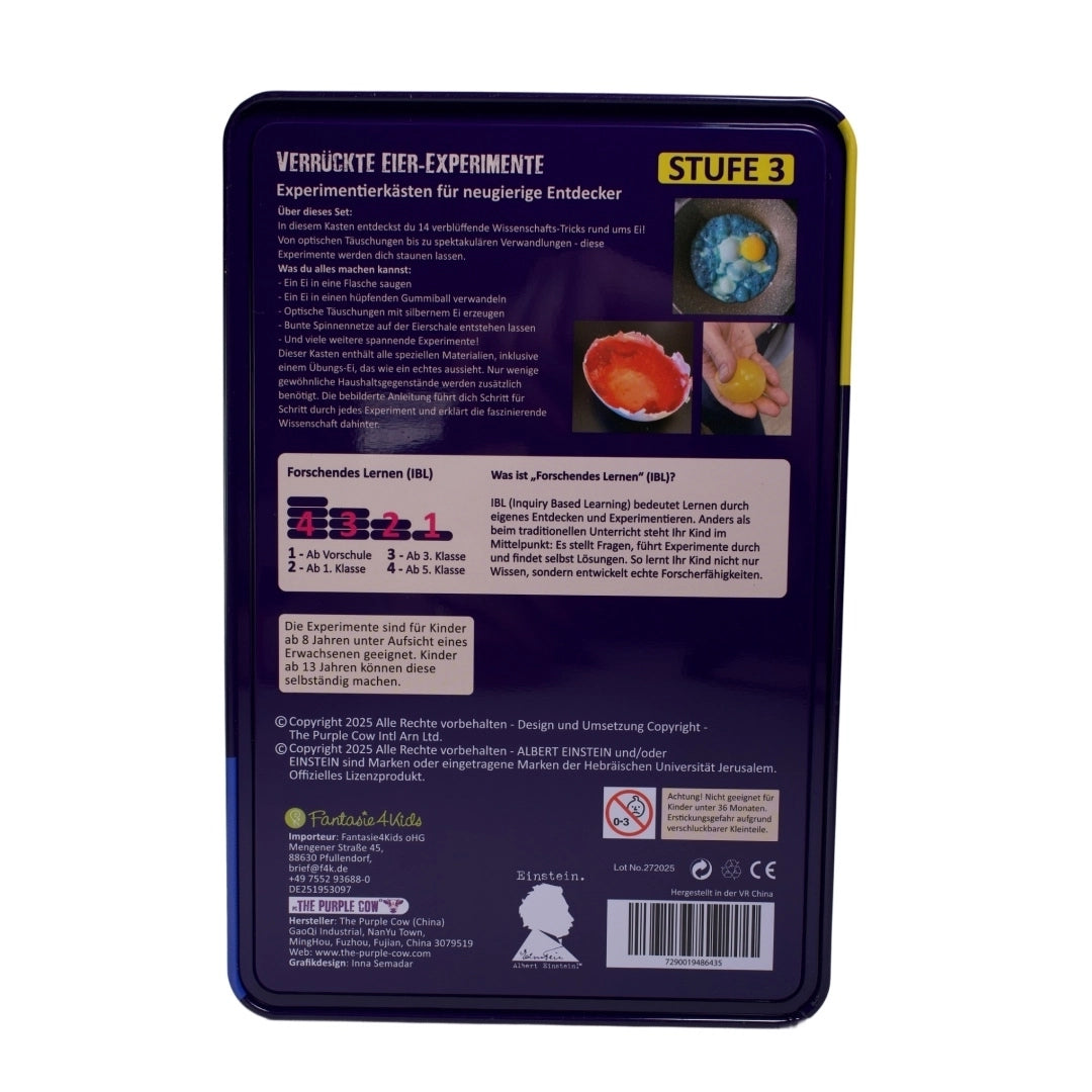 Einstein Experimentierkasten - Verrückte Eier-Experimente | Fantasie4Kids