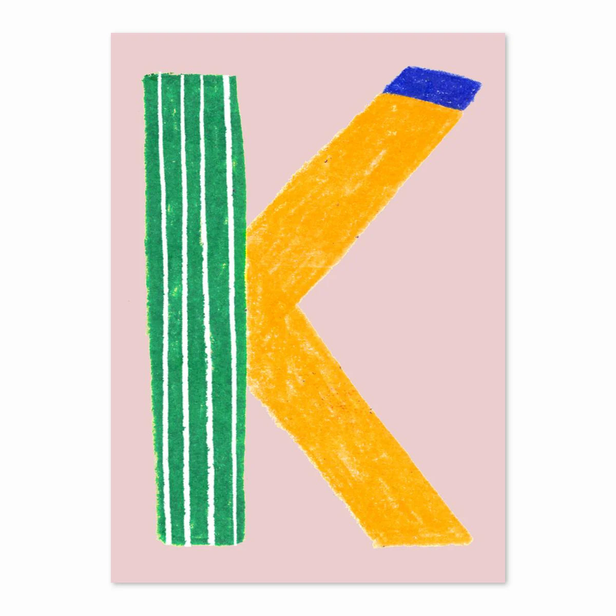 ABC Buchstaben-Karte einzeln | DIN A6