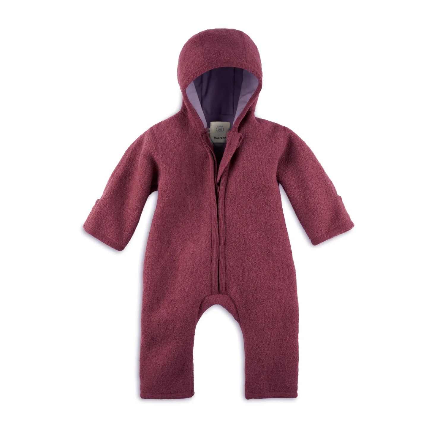 HALFEN Wollwalk Overall mit Reißverschluss