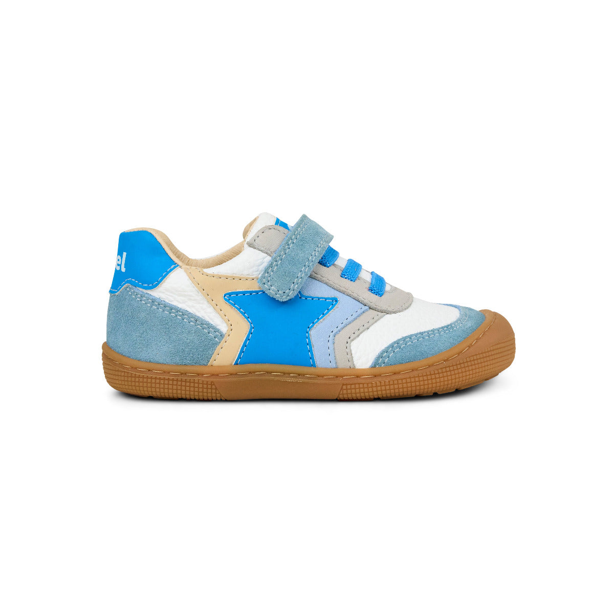 Koel DENVER Barfußsneaker aus Nappaleder in blau, Seitenansicht