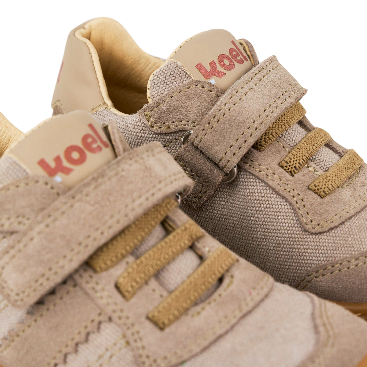 Koel Dylan Barfußsneaker in beige, Nahaufnahme