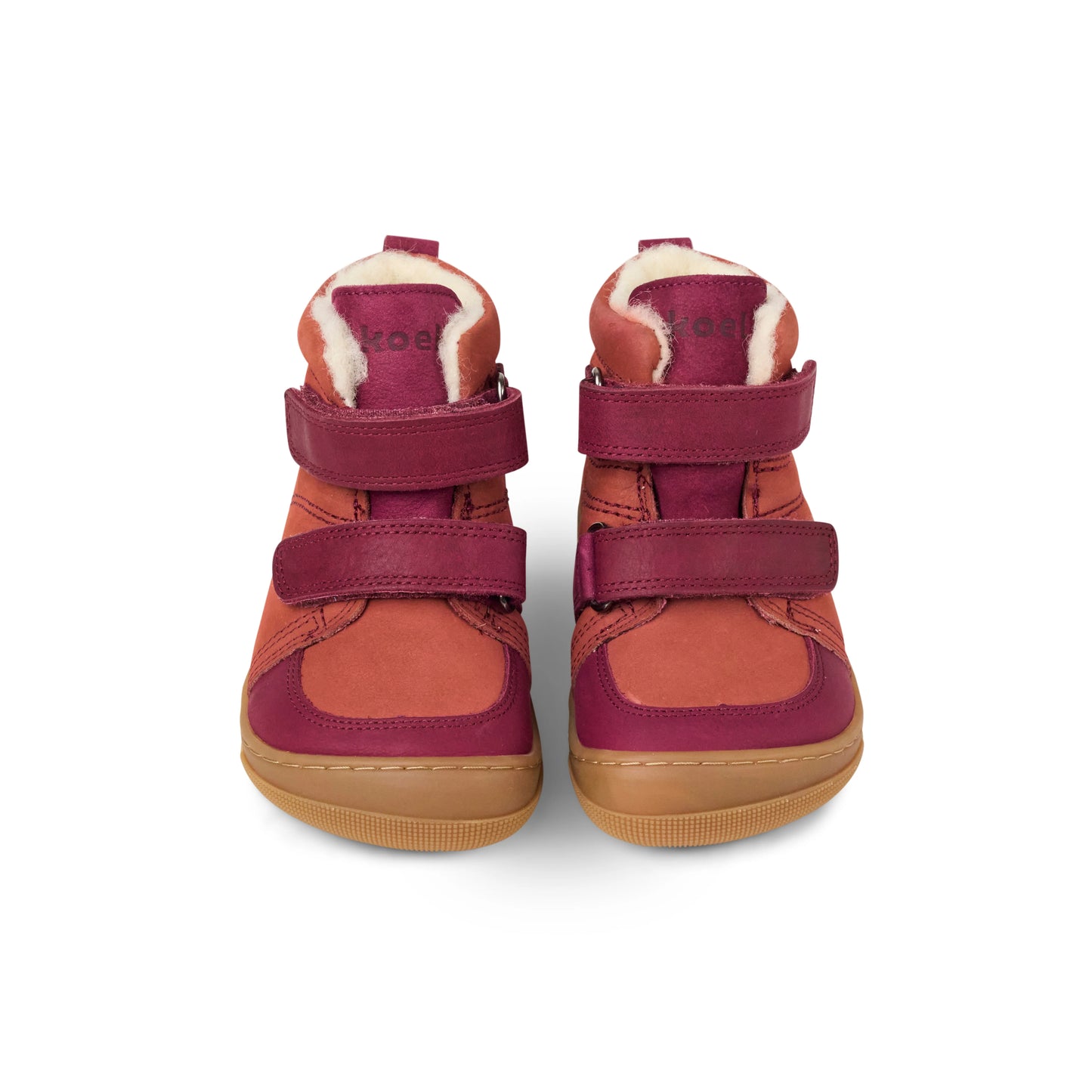 Kasi Wool TEX HighCut Klettschuh Winter - extra breit - pink/koralle | Koel