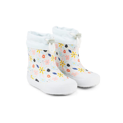 Koel WIBI SOLID WELLIE PRINT Blumen in weiß mit Zugband, Profil