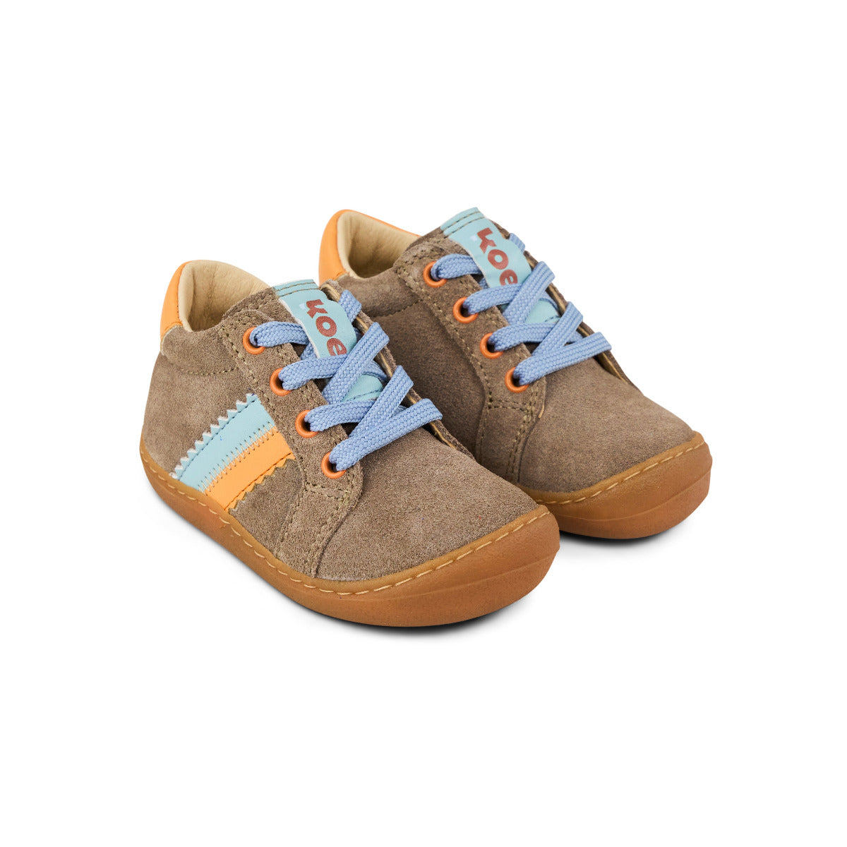 Koel Barfuß-Sneaker, beige, schnürer