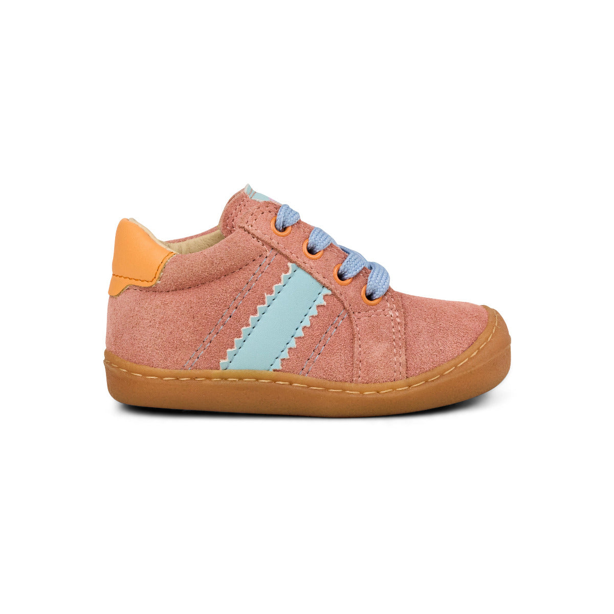 Koel  Barfußsneaker BLAKE Suede, pink, seitenansicht
