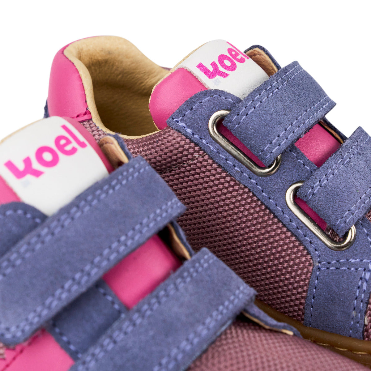 Koel Barfußsneaker DENIS Fabrics 3.0 in pink, Nahaufnahme