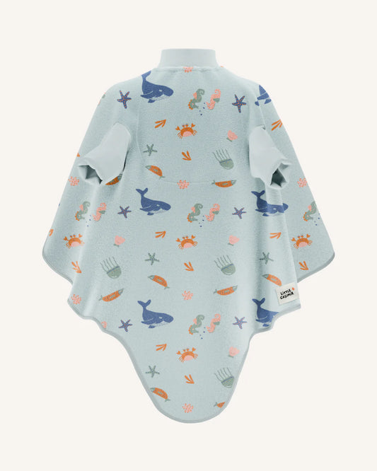 Weiches Frottee Ärmellätzchen Boo Signature mit Meeresbewohner-Motiv Deep Sea