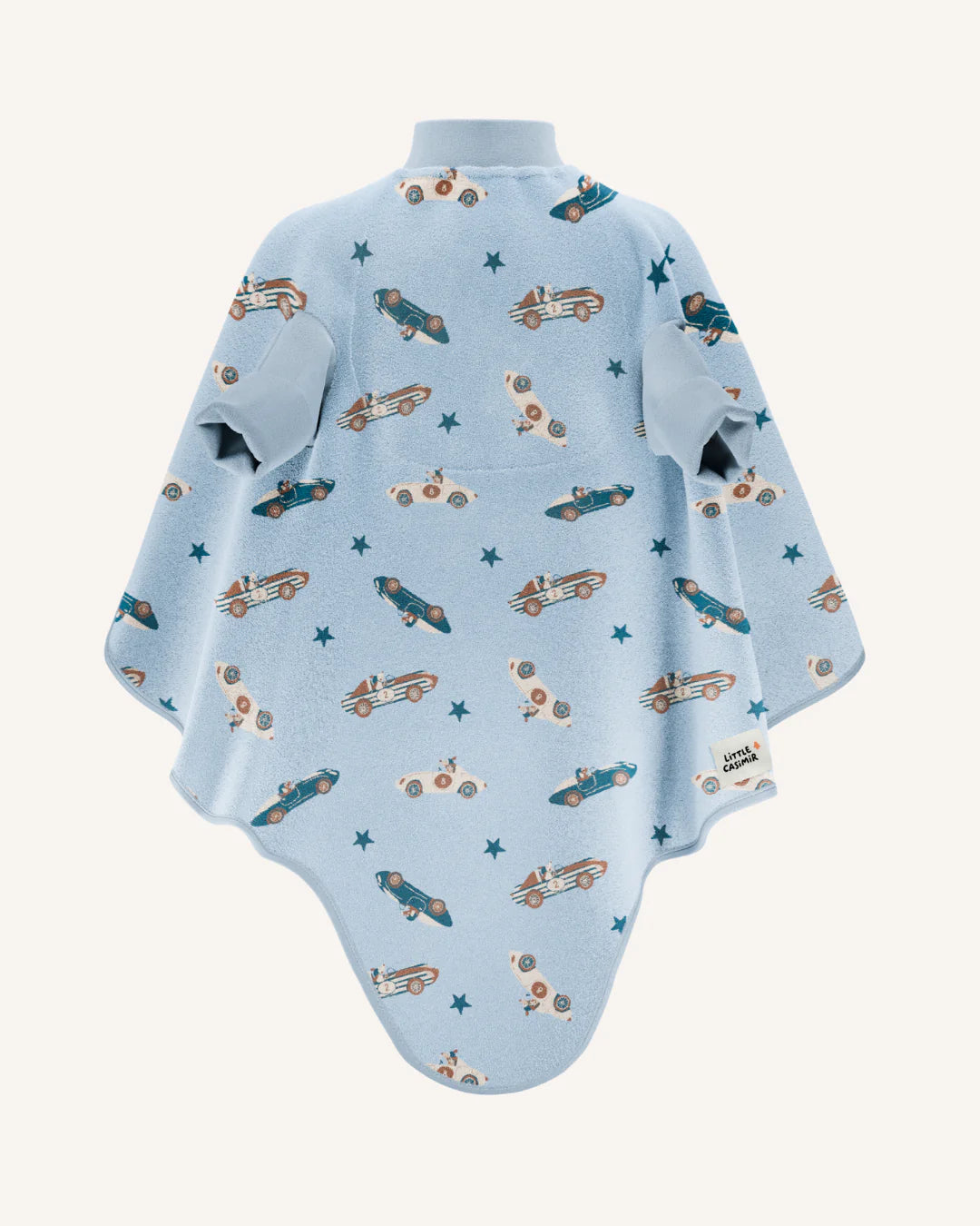 Weiches Frottee Ärmellätzchen Little Casimir Boo Signature im Sky Racers Design