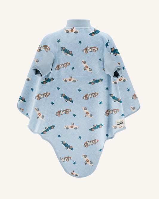 Weiches Frottee Ärmellätzchen Little Casimir Boo Signature im Sky Racers Design